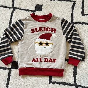 Little Sleepies Santa sweatshirt 3T